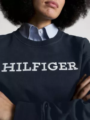 Moletom Hilfiger Monotype com bordado
