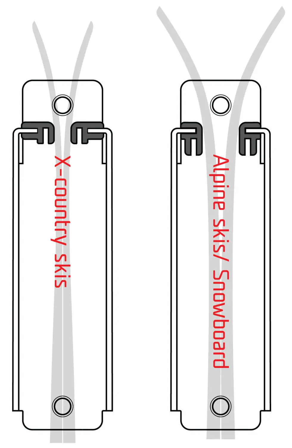 Skijack Wall Ski Og Snowboard Hanger - Alpinski | SkatePro