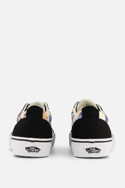 Vans Ward Stripe Floral Sneakers zwart Canvas