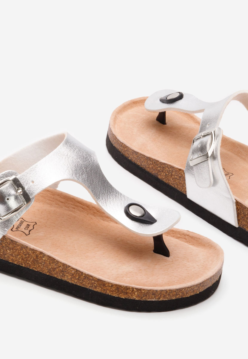 Mules femme argent Rosanhi V2