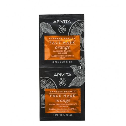 Apivita Express Beauty Máscara Iluminadora de Laranja 2x8ml