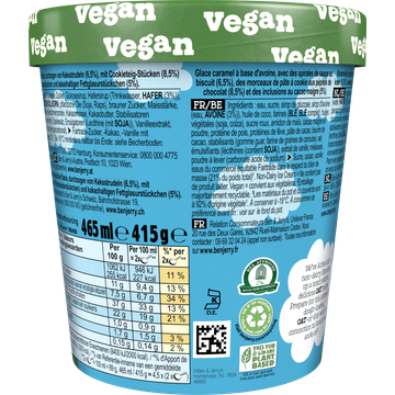 Ben & Jerry's Ijs Non-Dairy Cookies on Cookie Dough 465 ml