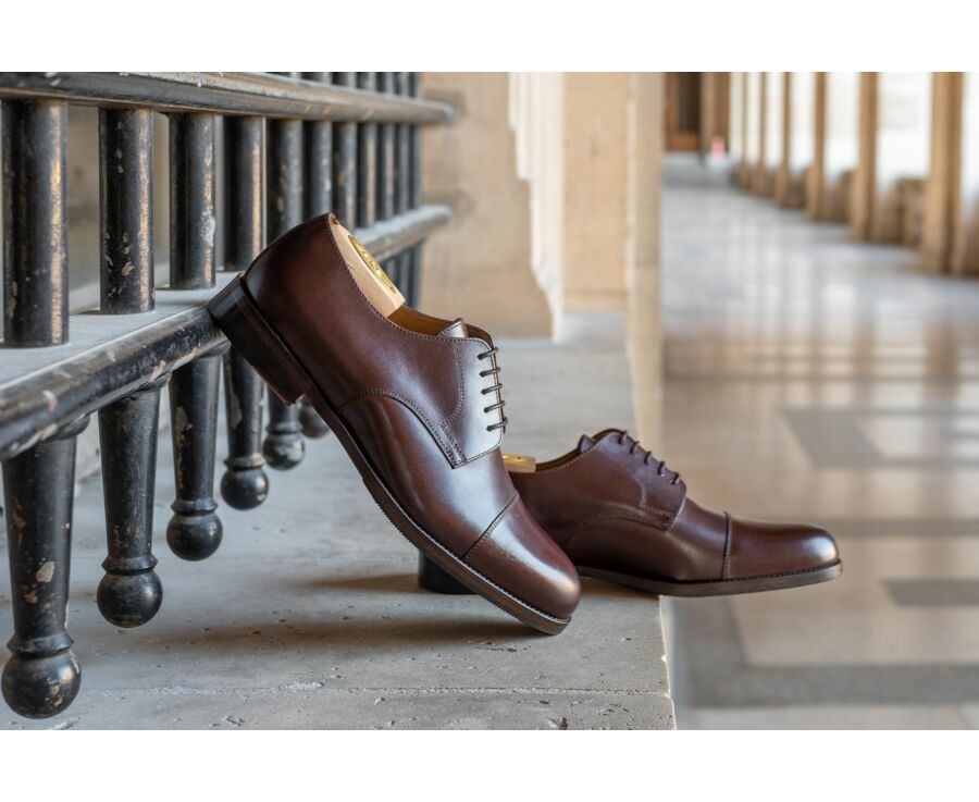 Derbies homme Bordeaux semelle cuir avec patin - MAYFAIR CLASSIC PATIN