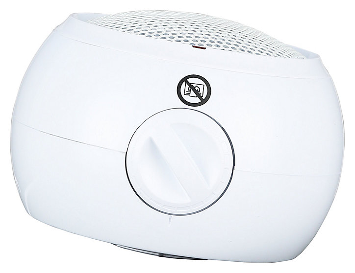 Chauffage d'appoint soufflant céramique blanc 500W