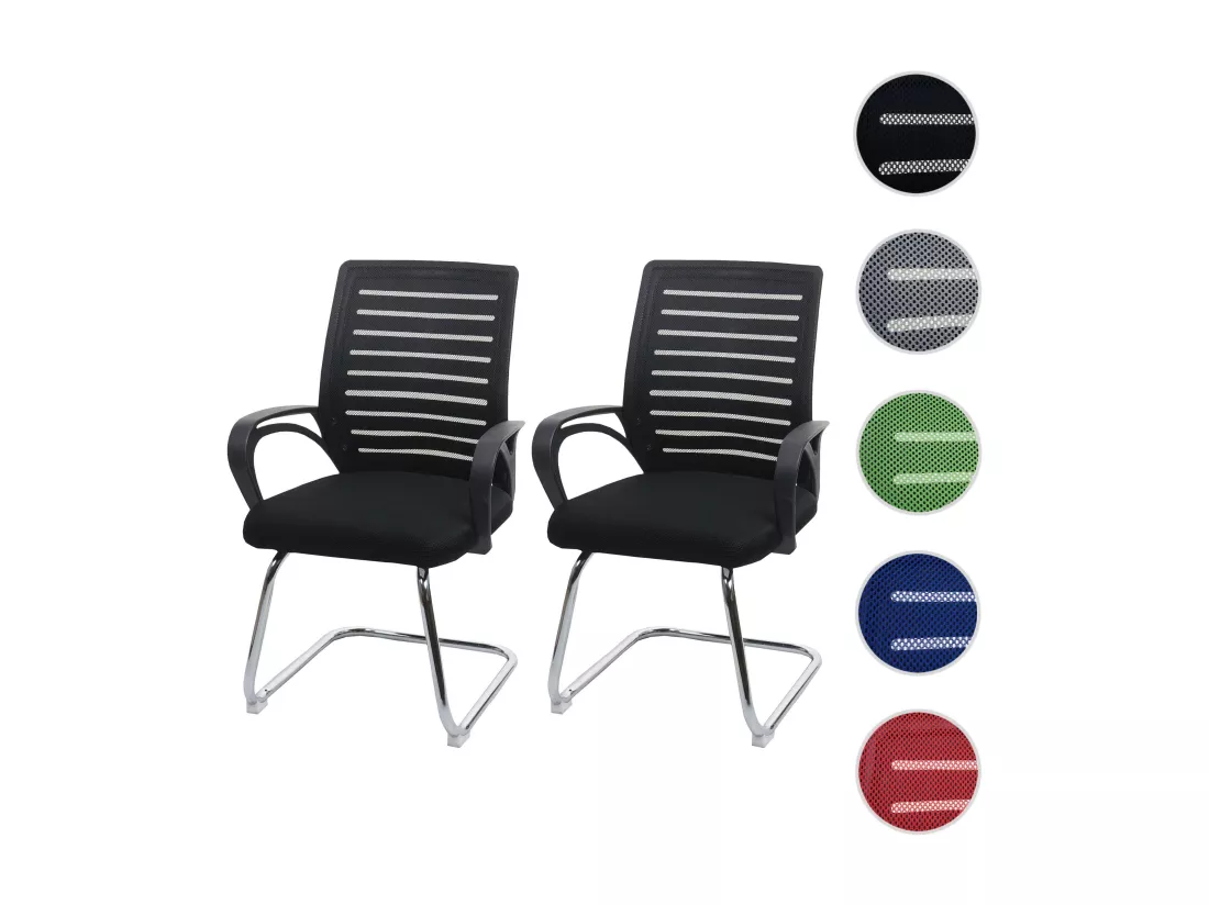 Siège de conférence MCW-K51 (lot de 2), noir