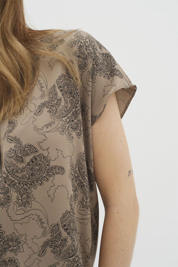 InWear LikoIW Print Top Paisley desert taupe