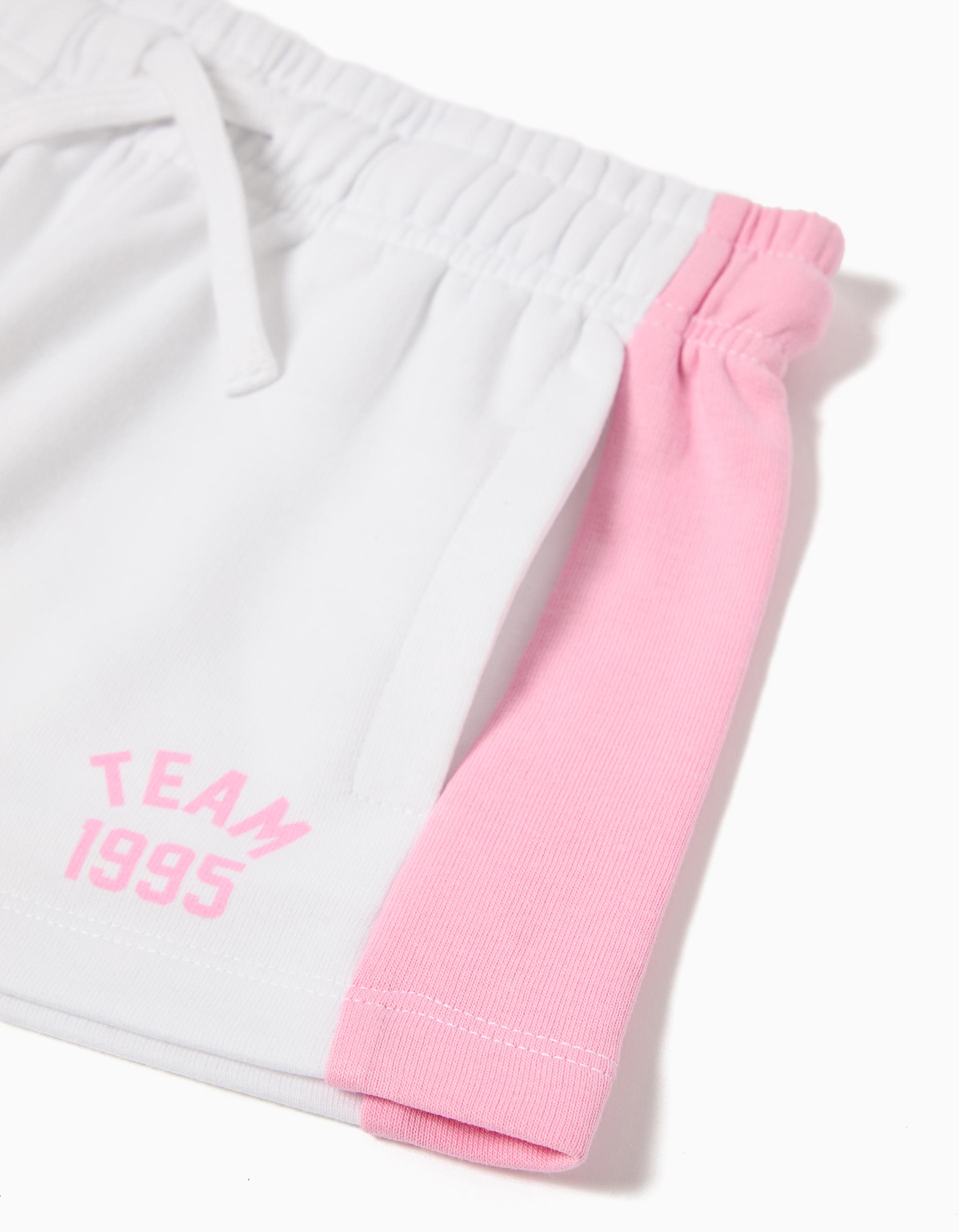 Calções Fleece, Menina, Rosa
