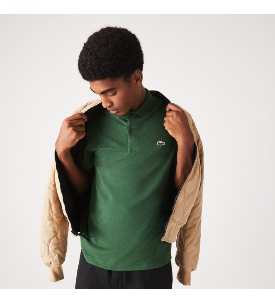 Polo Lacoste de corte regular verde