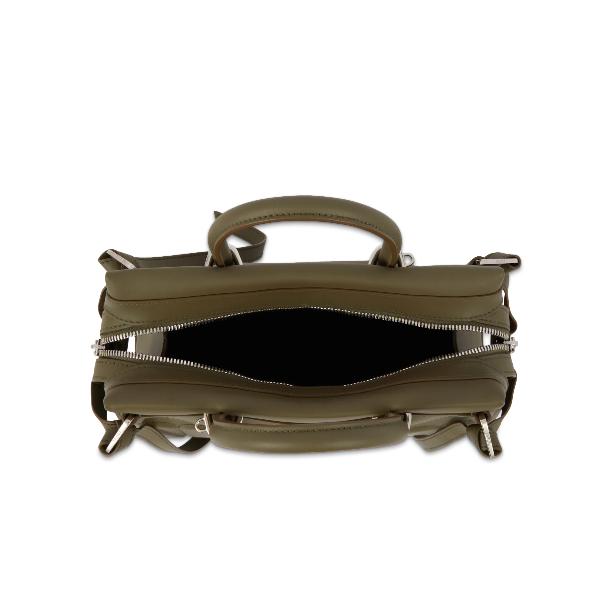 Carryall zippé S Rodeo de Lancel-Kaki Fonce