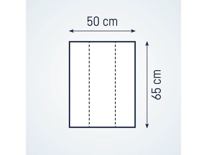 Julius Zöllner Wickelkissen mit Keil Uni Weiss 50 x 65 cm Wickelkissen mit Keil