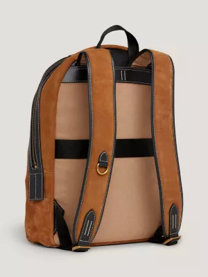 Mochila TH Monogram Suede Dome