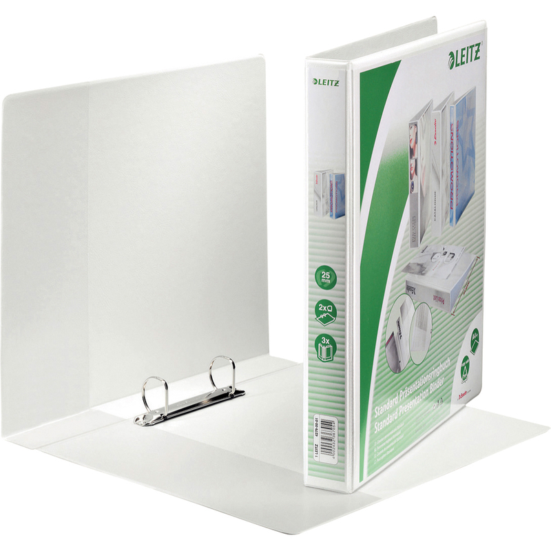 Leitz Präsentationsordner, A4+, 4.3 cm, weiss