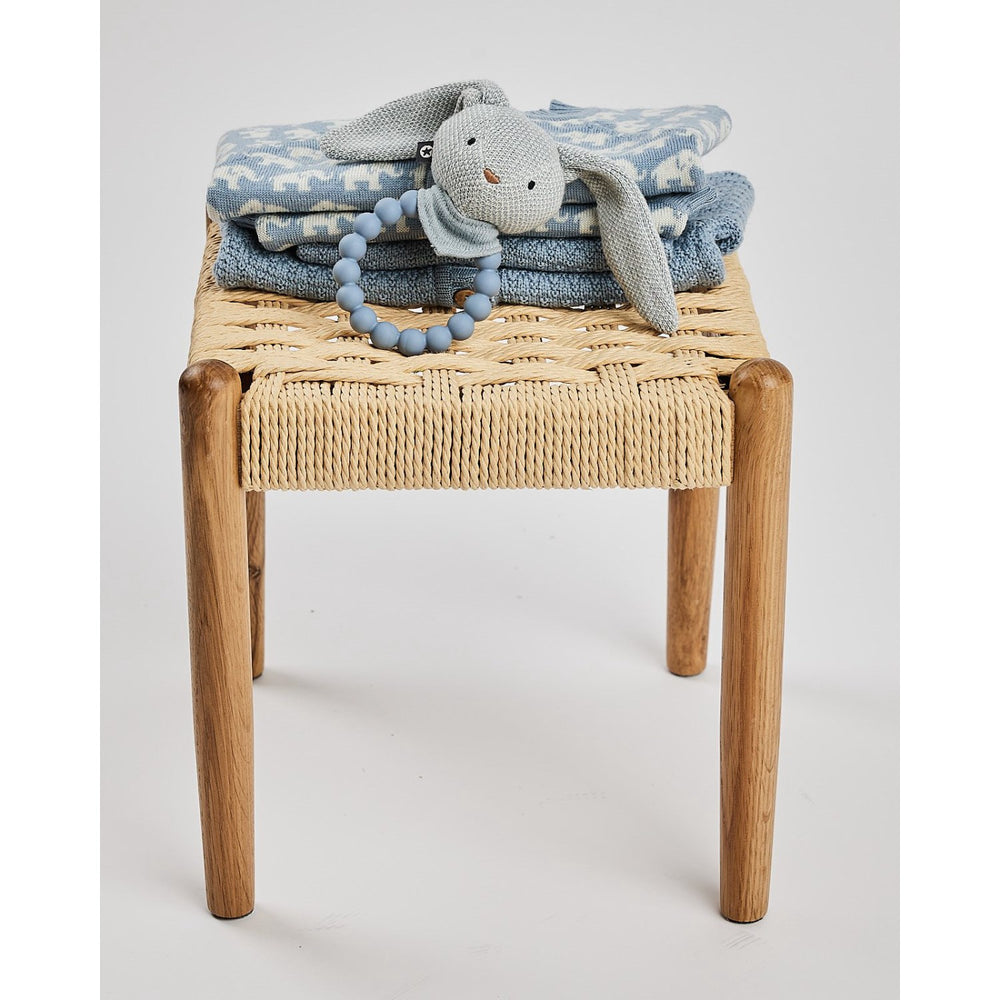 Køb Smallstuff Blue Vest Ao Elefanter Merino Uld