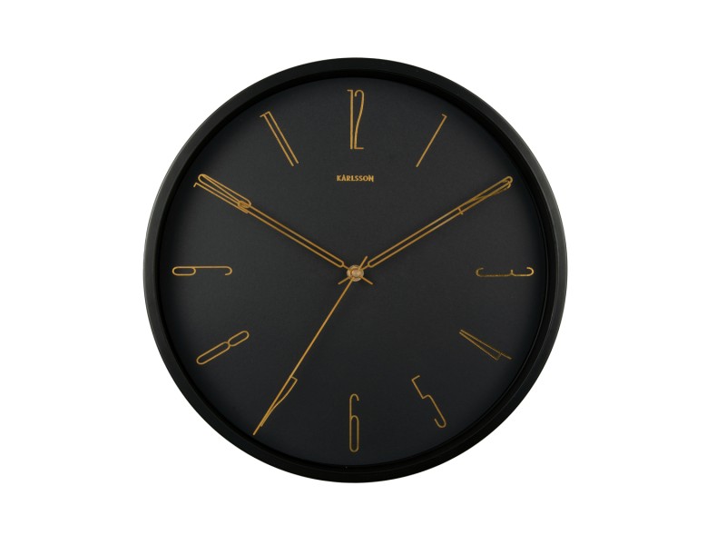 Wall Clock Belle Numbers KA5898BK Black