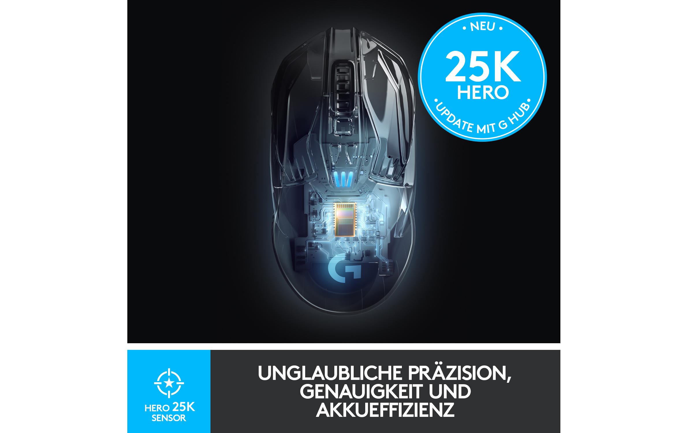Gaming-Maus G903 Lightspeed WirelessUltraleichte Wireless-Gaming-Maus für Links- und Rechtshänder