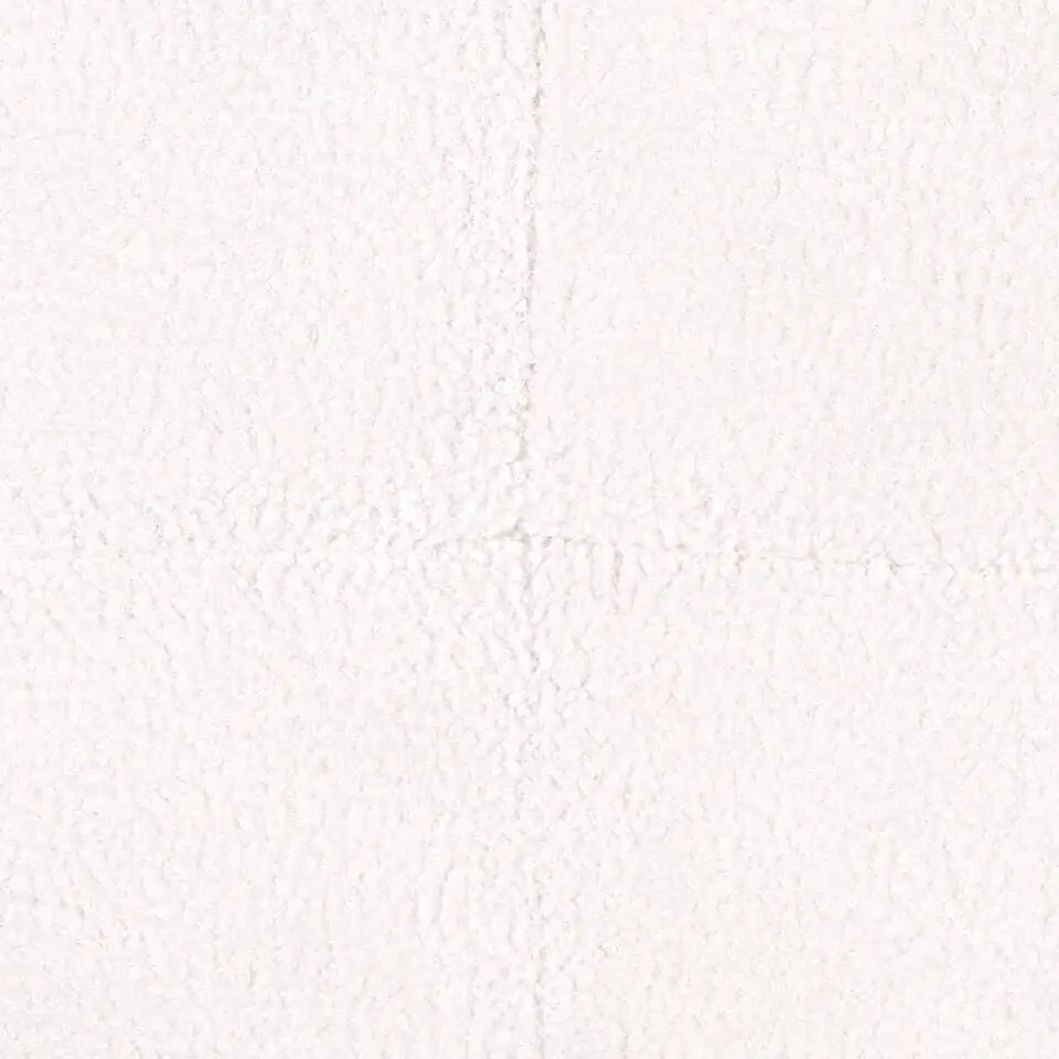 ALNES - Ottomaan - Wit - Polyester