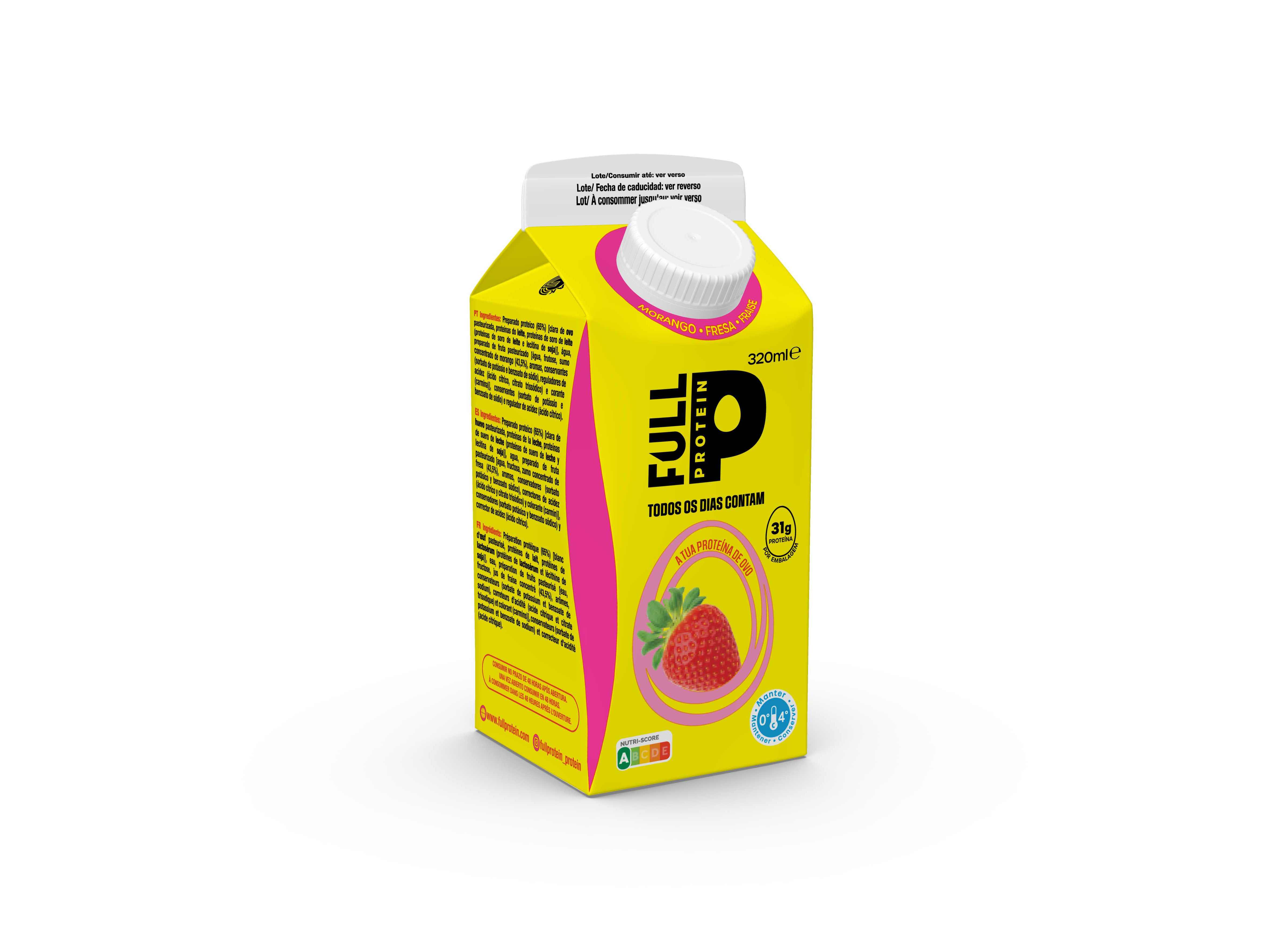 BEBIDA FULLPROTEIN PROTEICA MORANGO 320ML