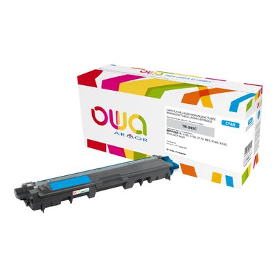 Cartouche laser compatible Brother TN245 - cyan - Owa K15658OW
