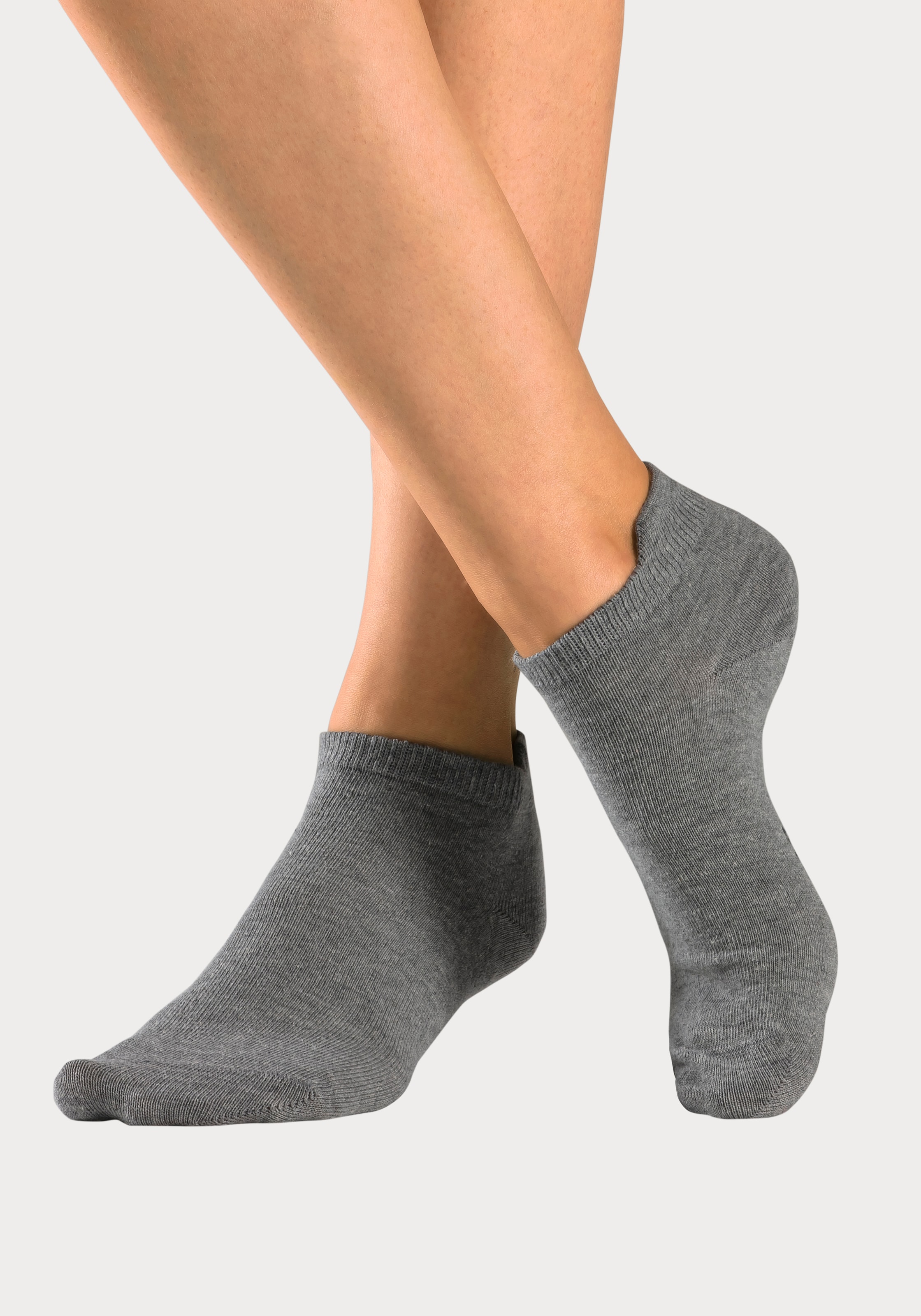 H.I.S Sneakersocken Packung, 8 Stk. tlg. mit verlängertem Bündchen hinten