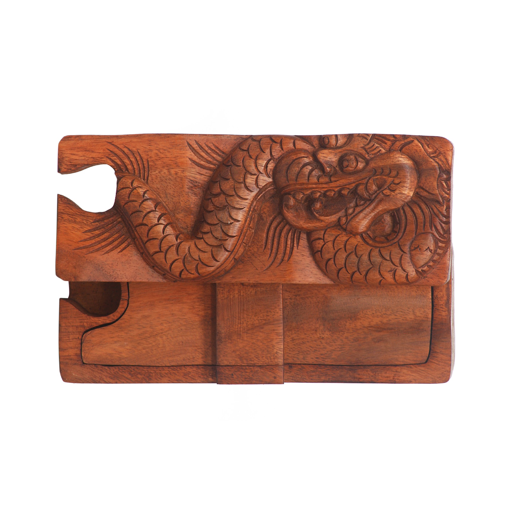 Secret Box 'Dragon', natur, T 9 cm, B 22 cm, H 7 cm von fischer's lagerhaus