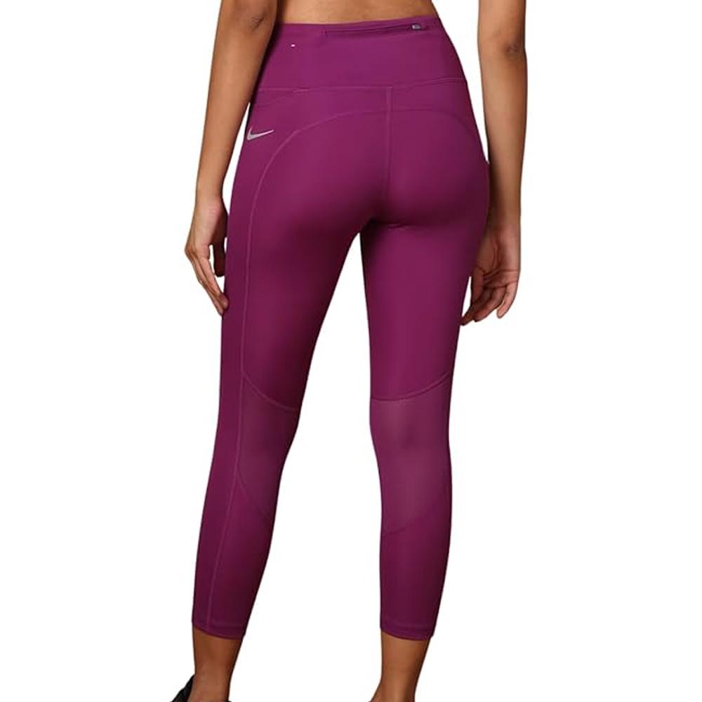 Nike Legging Violet Femme Nike Fast Crop