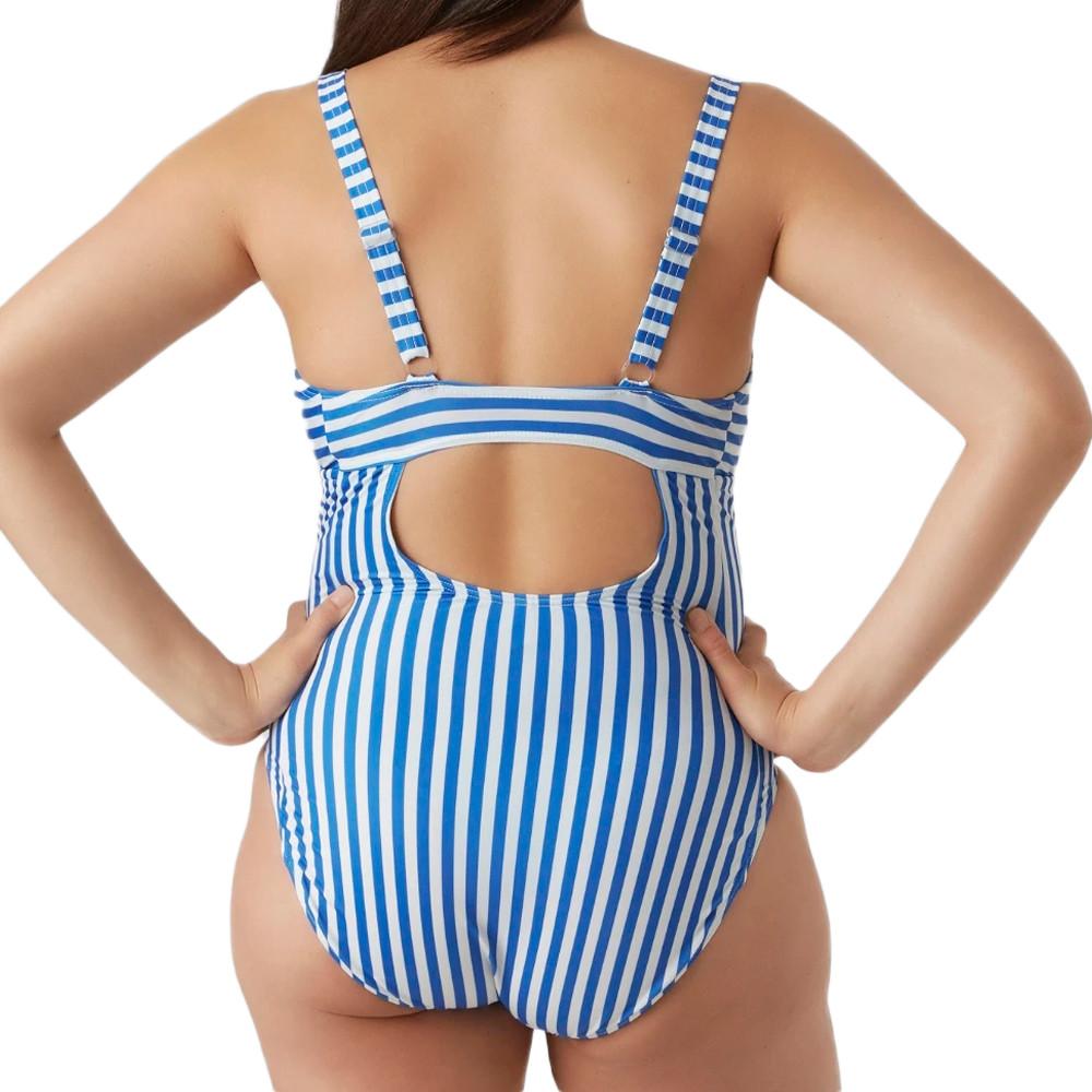 Mamalicious Maillot de bain de Grossesse Blanc/Bleu Femme Mamalicious Zaga