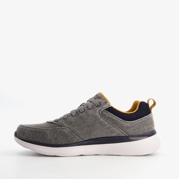 Skechers Delson 2.0 Kemper heren sneakers grijs