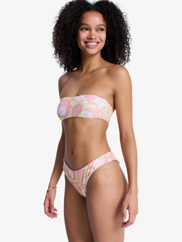 Hibiscus Hype RV Bandeau Haut de bikini bandeau Vert Femme