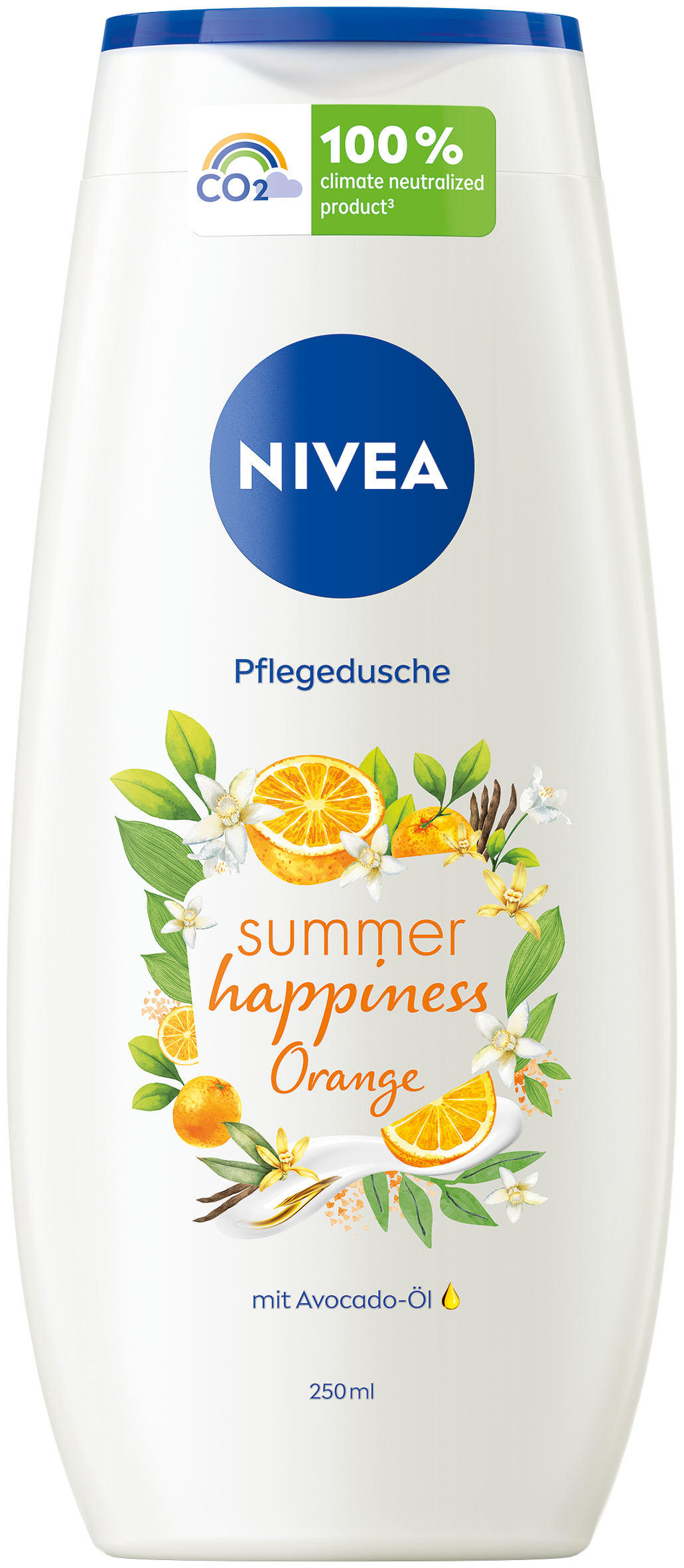 Nivea Pflegedusche Orange & Avocado Oil 250 ml