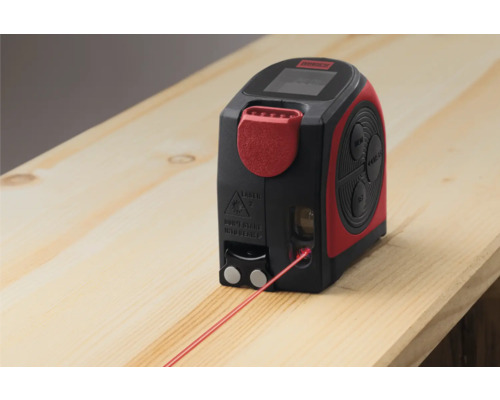 JC Schwarz 5m rolmaat met 40m laser-afstandsmeter inclusief accessoires