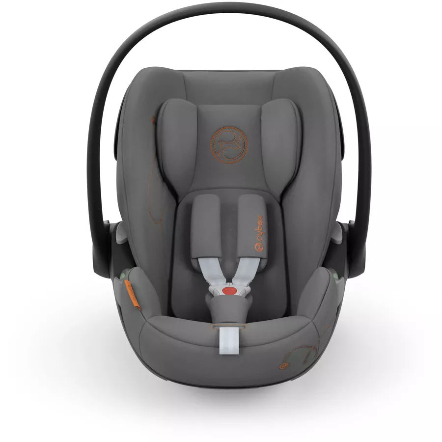 cybex GOLD Babyschale Cloud G i-Size Lava Grey mit Basisstation Base G