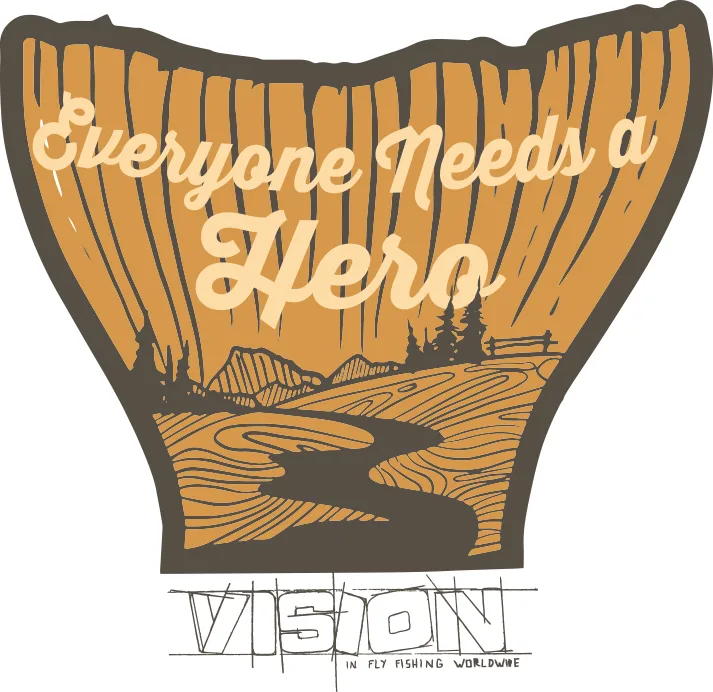 Vision Vision Hero Sticker 120mm Dekorklistremerke