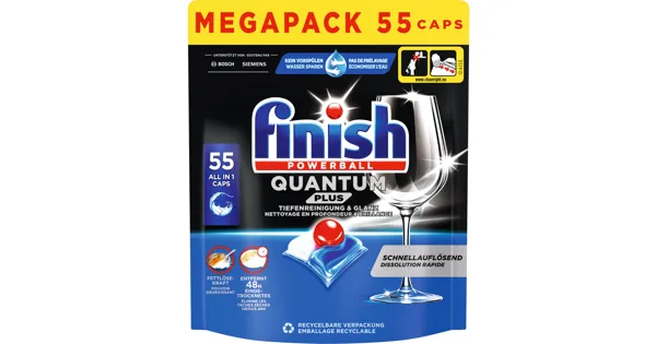 Finish Quantum Plus Tabs Fresh 55 Tabs
