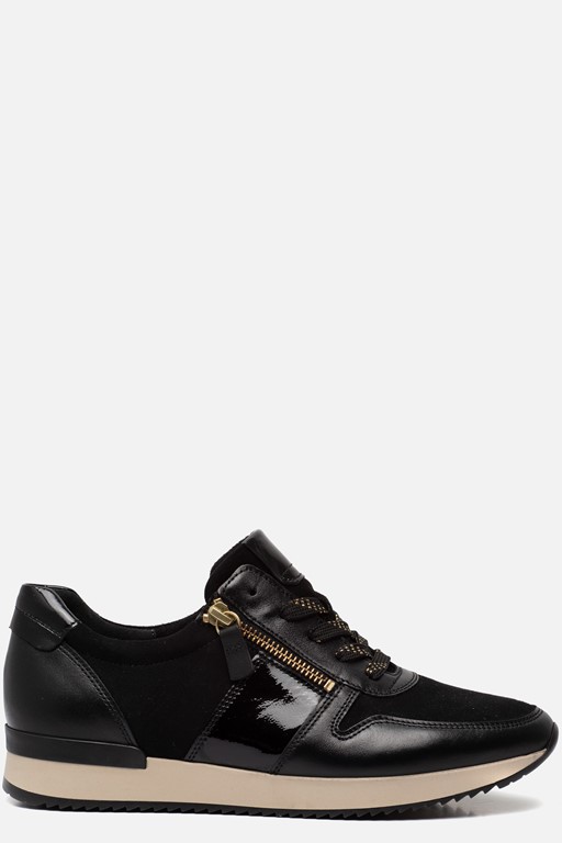 Gabor Sneakers zwart Leer