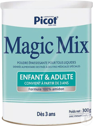 Picot Magic Mix Poudre Épaississante Pour Tous Liquides Enfants Et Adultes Pot 300g