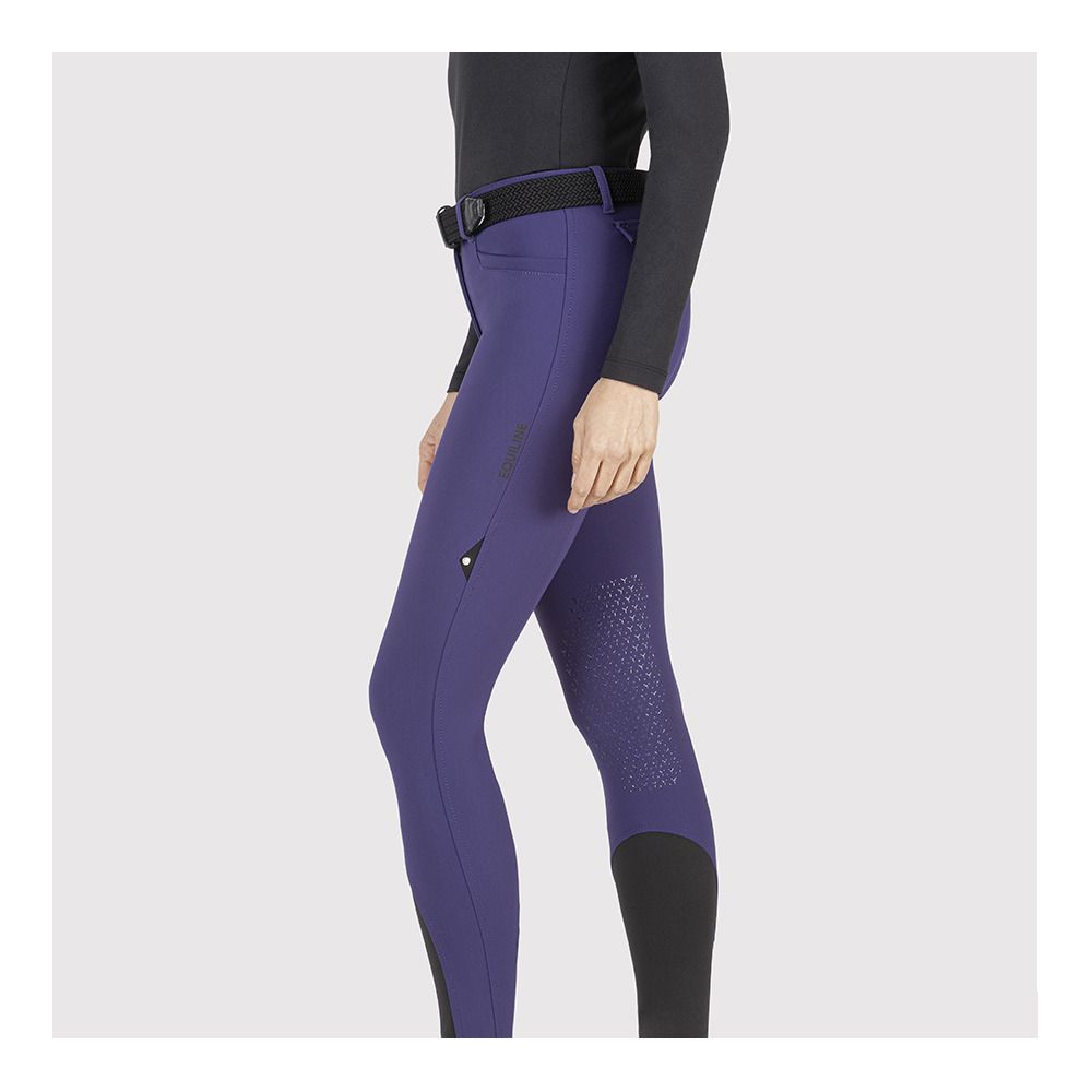Equiline ATIRCE - Pantalon knee grip Femme violet - purple