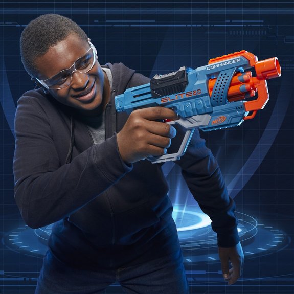 Nerf Elite 2.0 Commander RC-6 et Fléchettes Nerf Elite Officielles