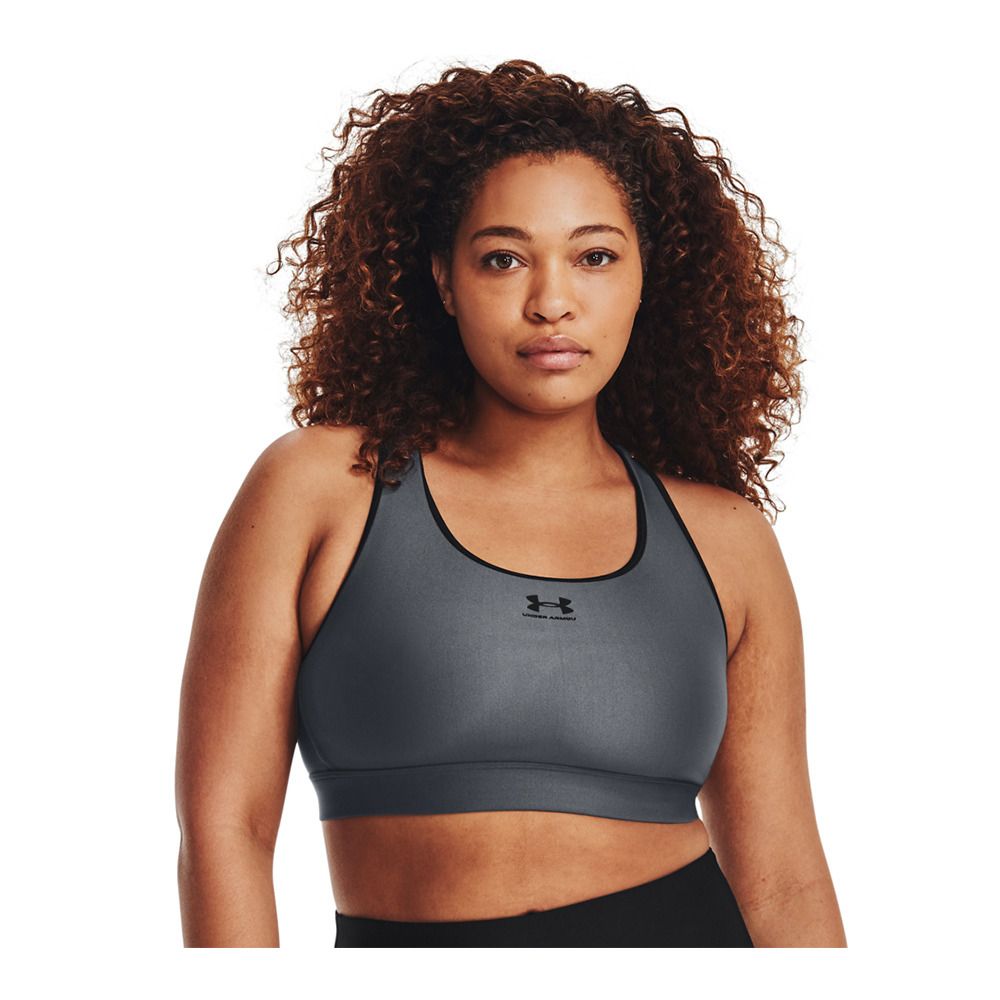 Under Armour MID PADLESS - Brassière Femme gray
