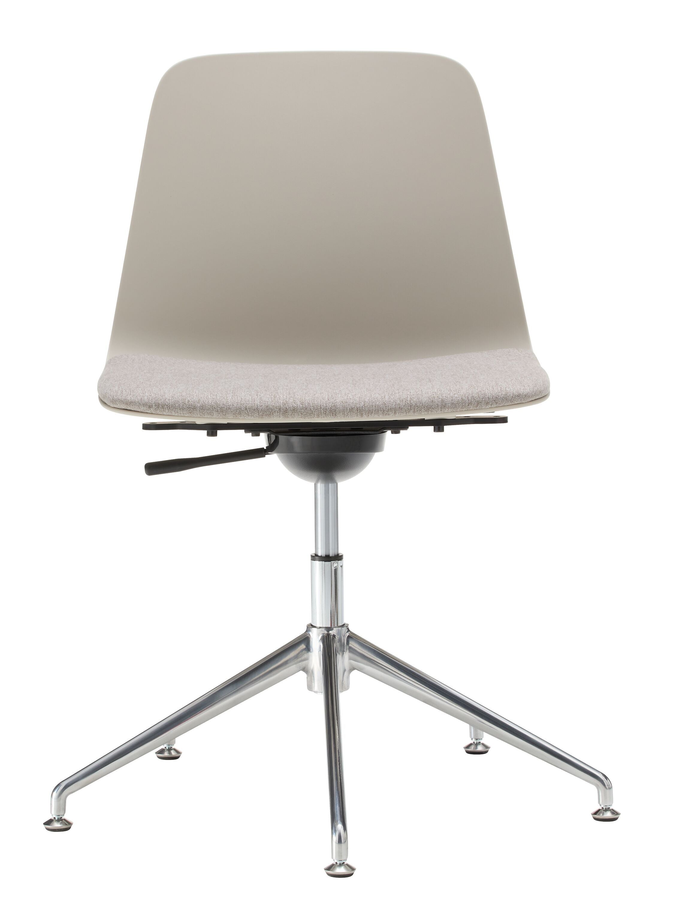 MUSK Bürostuhl - Hellgrau / B: 65.5 cm x T: 65.5 cm x H: 80.5 cm