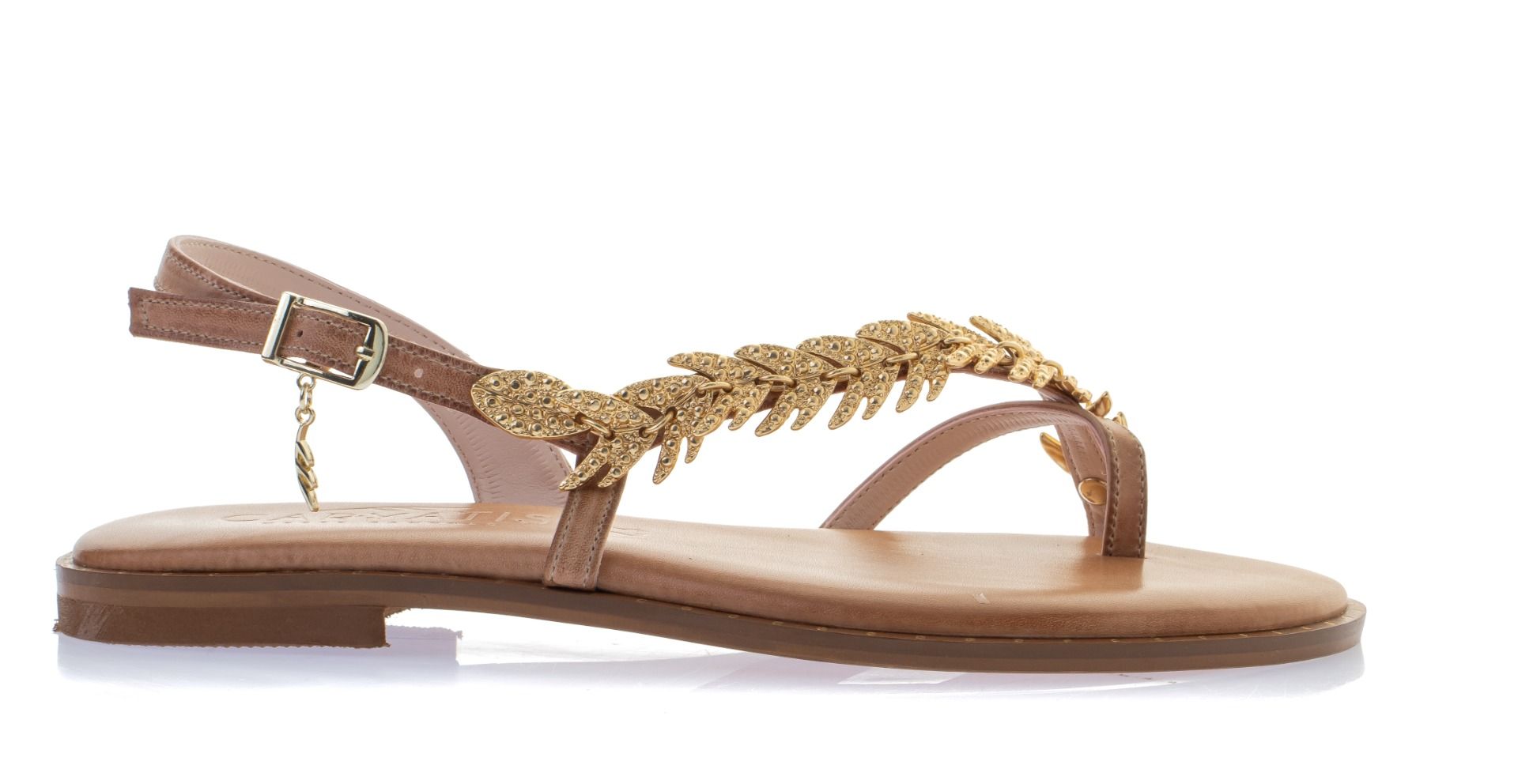Caryatis Leather Sandals