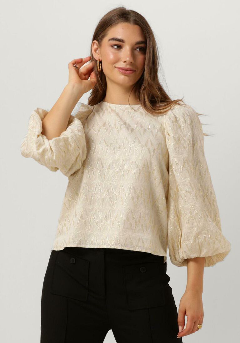 BY-BAR zand by-bar blouse zasa lurex blouse
