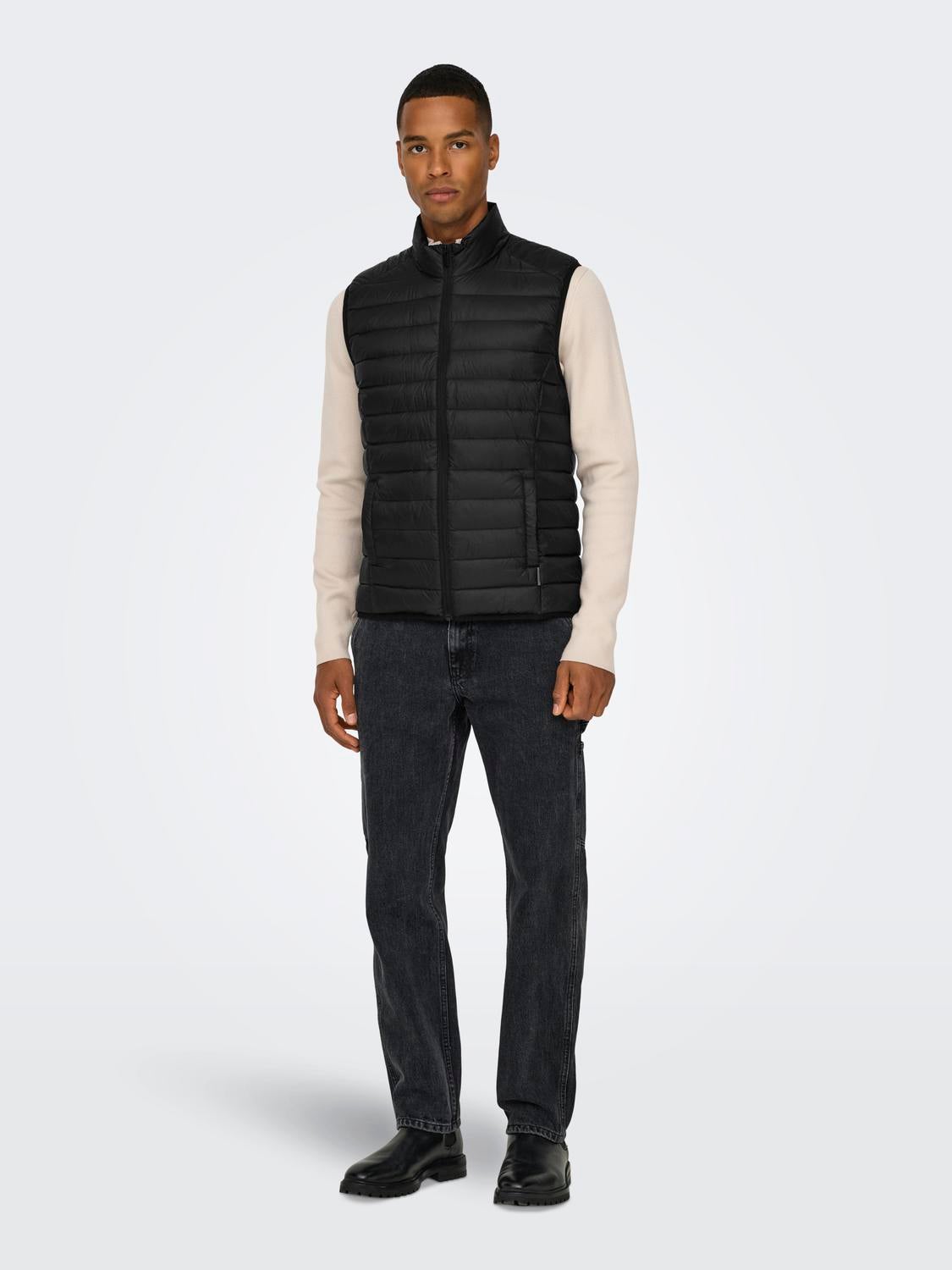 ONSGAVIN Weste Black