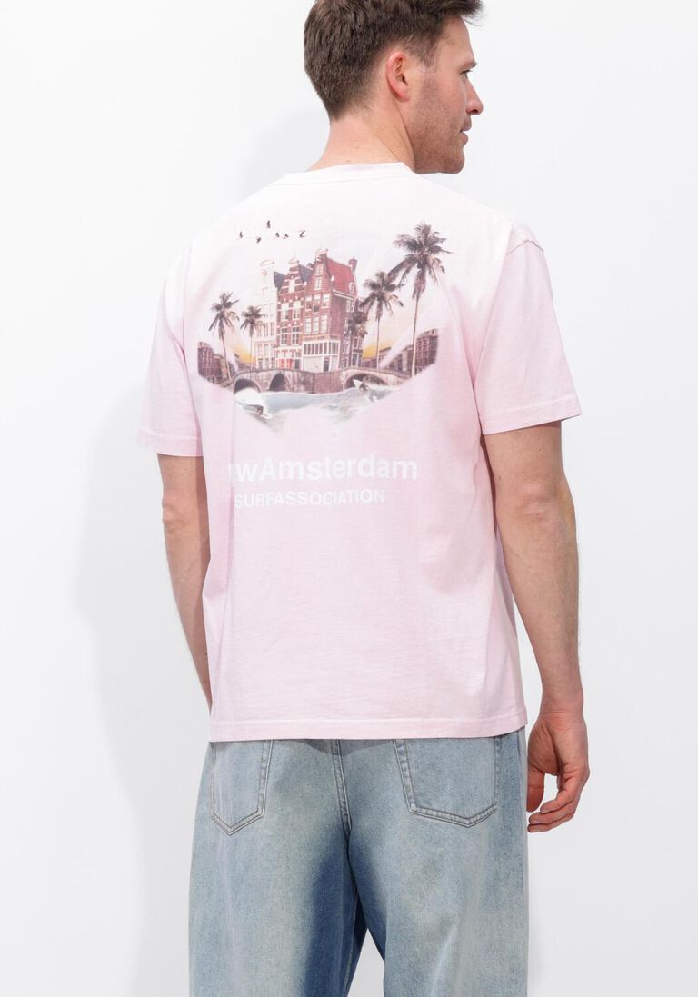 lichtroze new amsterdam surf association polo tropical tee