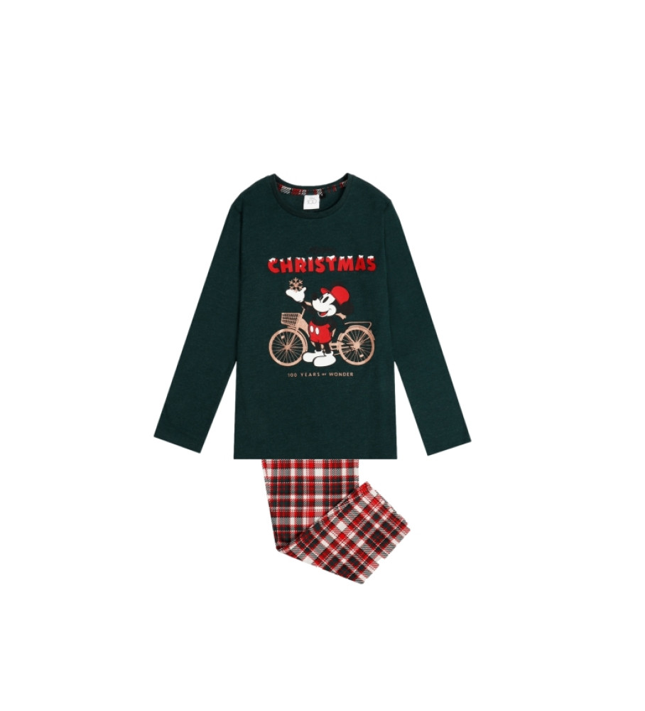 Pijama de manga comprida Disney Merry Wonder verde