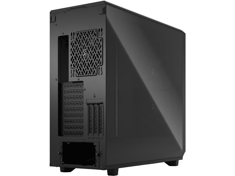 Fractal Design PC-Gehäuse Meshify 2 XL Light TG Schwarz Elegantes, kompaktes Big-Tower mit Sichtfenster