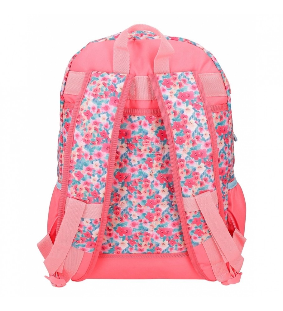 Enso Mochila Together Growing doble compartimento rosa