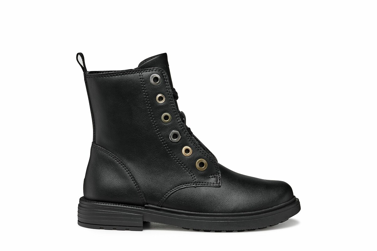 GEOX<br>Botas de cano curto respiráveis com zíper oculto Eclair