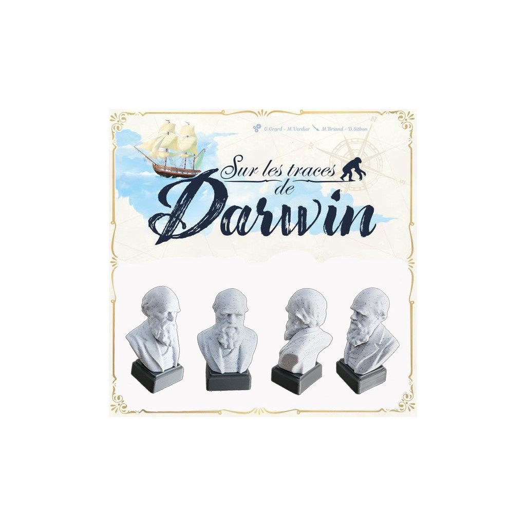 Jeton premier joueur pour Sur les Traces de Darwin