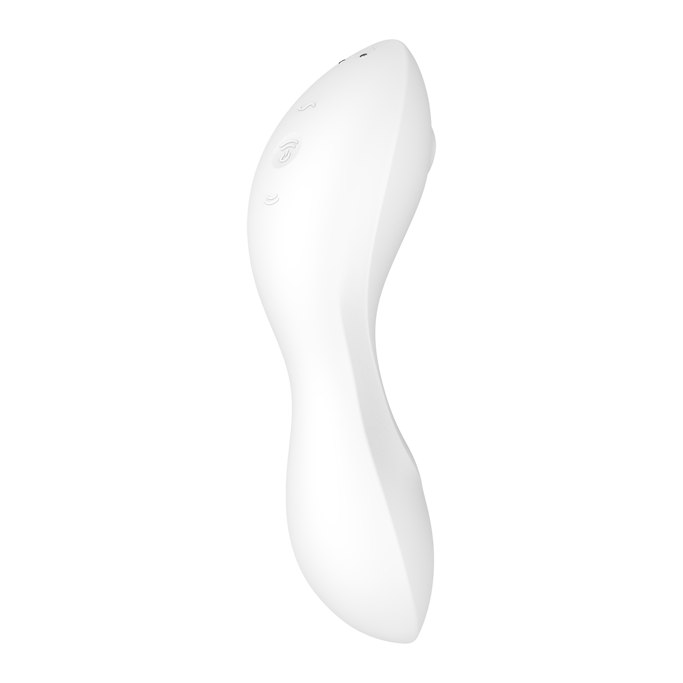 Curvy Trinity 5  Druckwellen Vibrator mit App Steuerung   Bluetooth (4061504036557) - Weiss