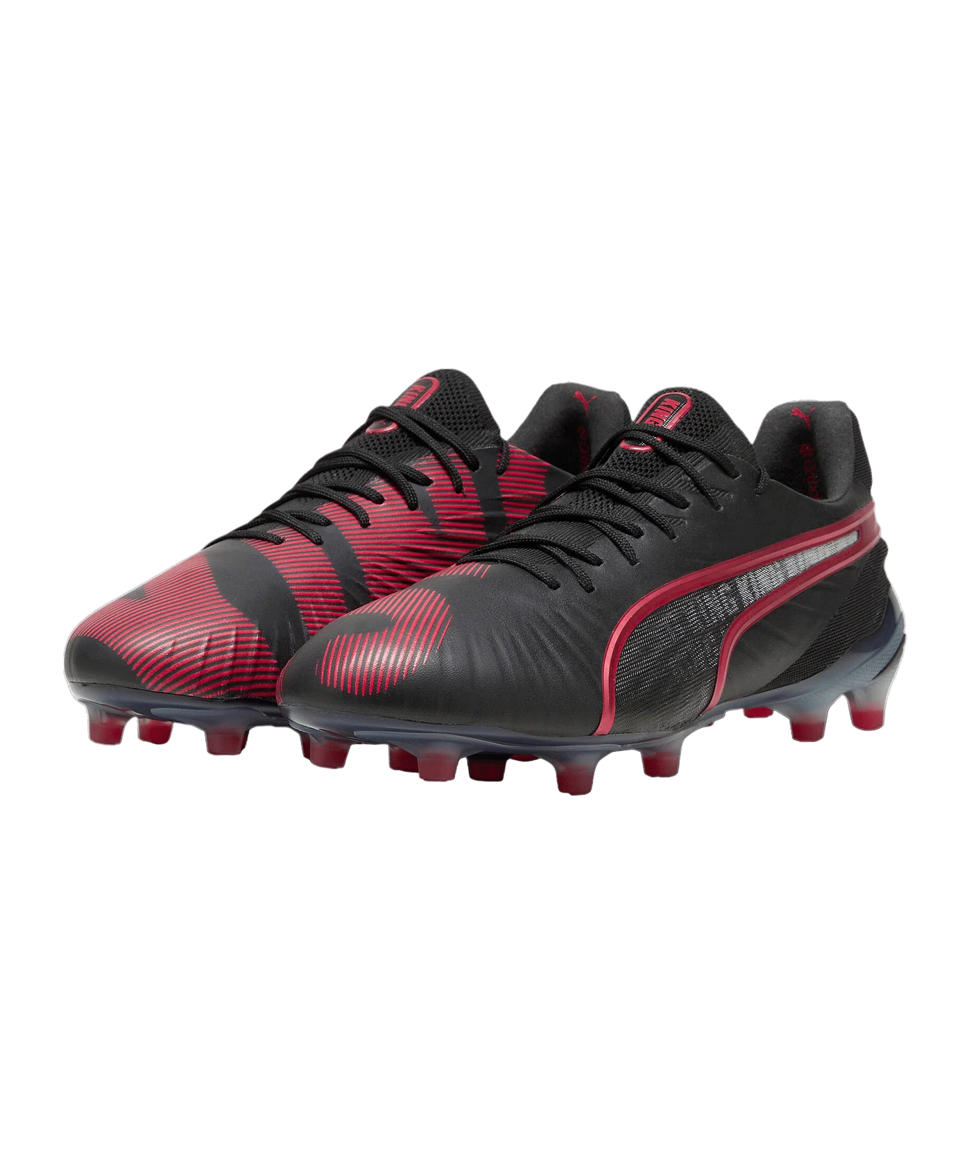 PUMA KING Ultimate FG/AG Teaser Schwarz Rot F01